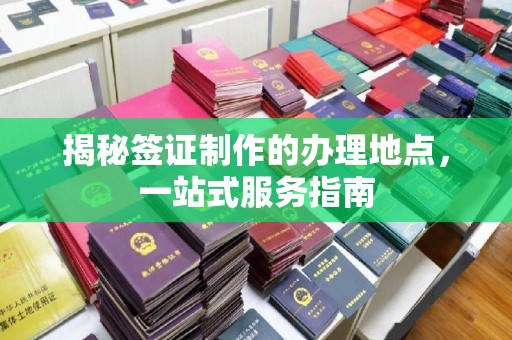 汐止揭秘签证制作的办理地点，一站式服务指南
