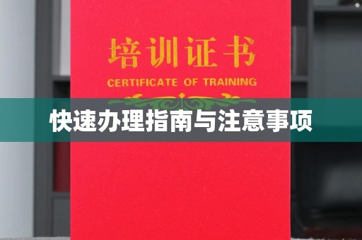 汐止快速办理指南与注意事项